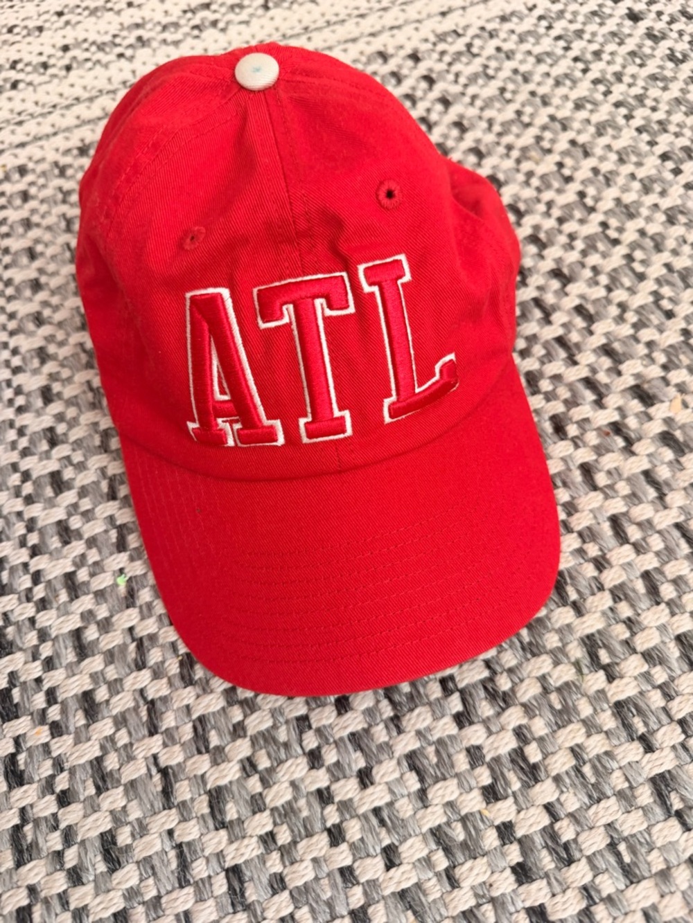 NBA Red ATL hawks Embroidered Baseball Hat